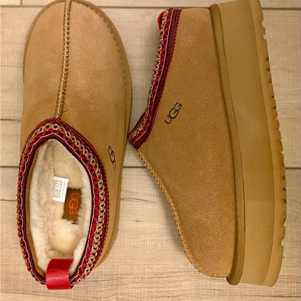 UGG Women's Tazz Brown Slippers - Picture 2 of 9
